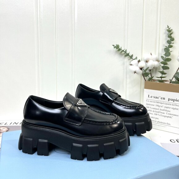 PRADA Prada patent leather single-layer platform women's black - Picture 4 of 8